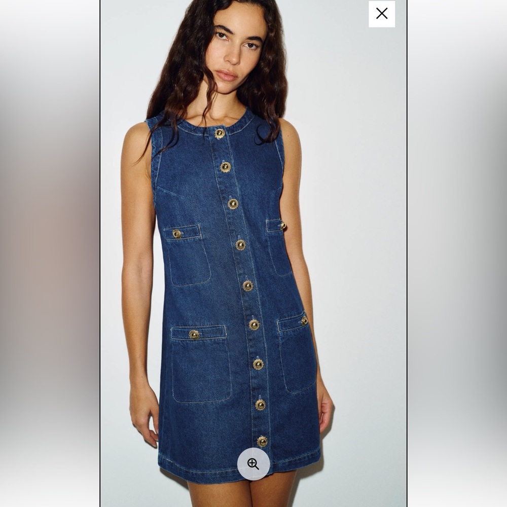 Reformation Tropez Mini Denim Dress